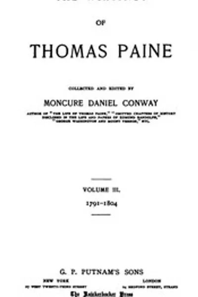 Обложка книги "Сочинения Томаса Пейна. Том III: 1791-1804"