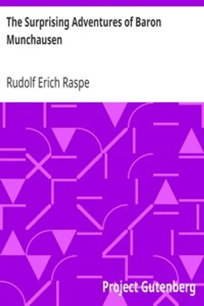 Обложка книги "Удивительные приключения барона Мюнхгаузена"