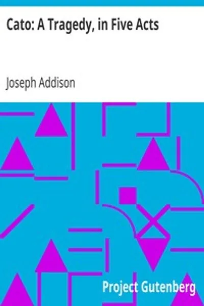 Обложка книги "Катон. Трагедия в пяти актах"