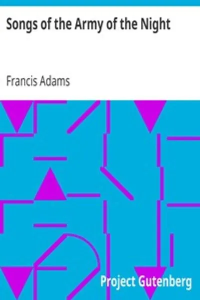Обложка книги "Песни армии ночи"