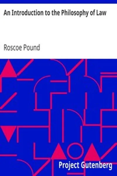 Обложка книги "Введение в философию права"