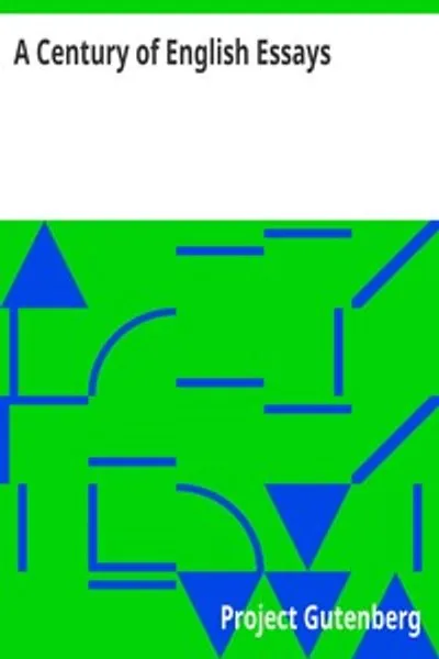 Обложка книги "Век английских эссе: Антология от Кэкстона до Р. Л. Стивенсона и современных авторов"