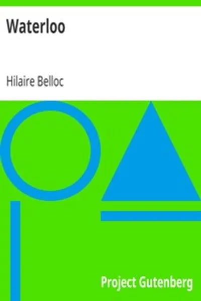Обложка книги "Ватерлоо"