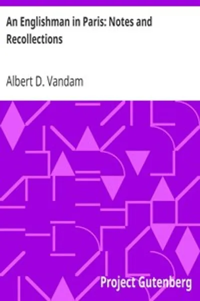 Обложка книги "Англичанин в Париже: Заметки и воспоминания"