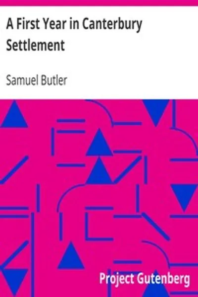Обложка книги "Первый год в Кентерберийской колонии"