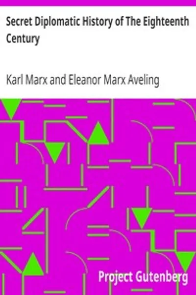 Обложка книги "Тайная дипломатическая история XVIII века"