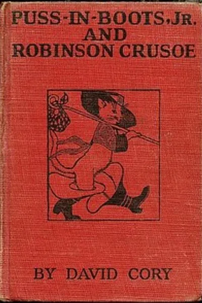 Обложка книги "Котёнок Пушок и Робинзон Крузо"