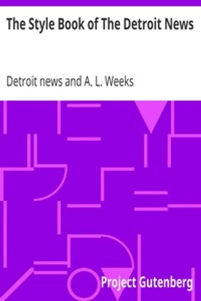 Обложка книги "Стилистический справочник Детройт Ньюс"