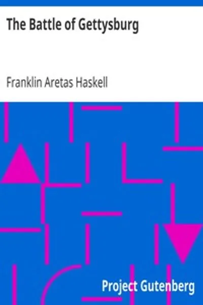 Обложка книги "Битва при Геттисберге"