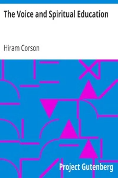 Обложка книги "Голос и духовное образование"