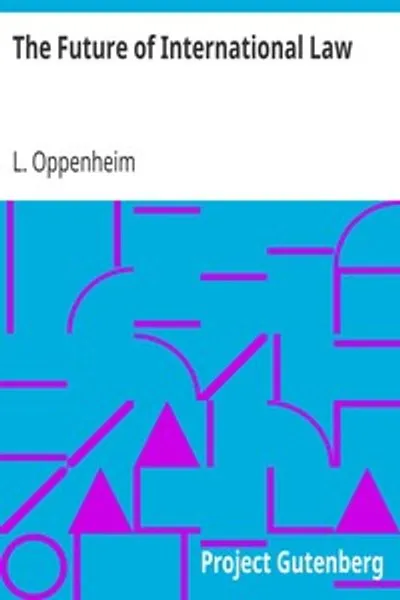 Обложка книги "Будущее международного права"