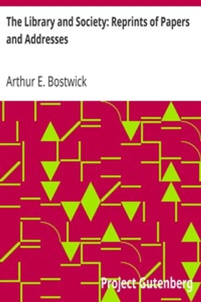 Обложка книги "Библиотека и общество: Репринты статей и выступлений"