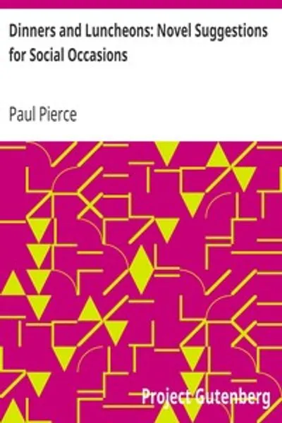 Обложка книги "Обеды и Завтраки: Новые предложения для общественных мероприятий"