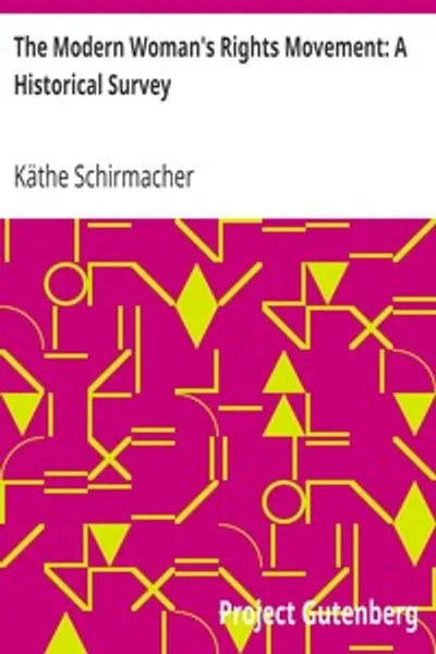 Обложка книги "Движение современных прав женщин: Исторический обзор"