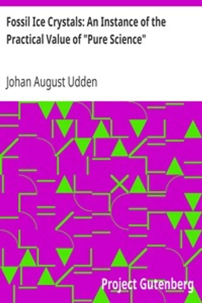 Обложка книги "Ископаемые кристаллы льда: пример практической ценности "чистой науки""