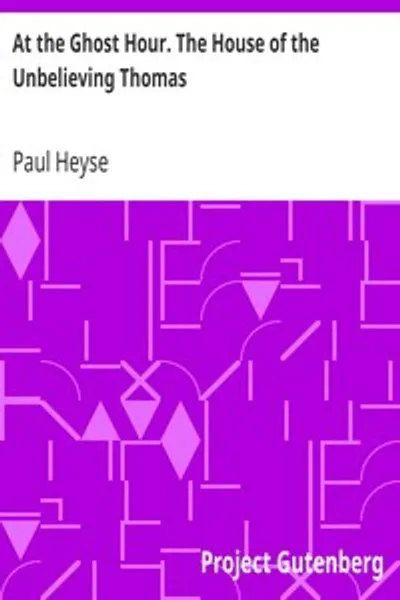 Обложка книги "В час привидений. Дом неверующего Фомы"