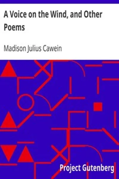 Обложка книги "Голос в ветре и другие стихи"