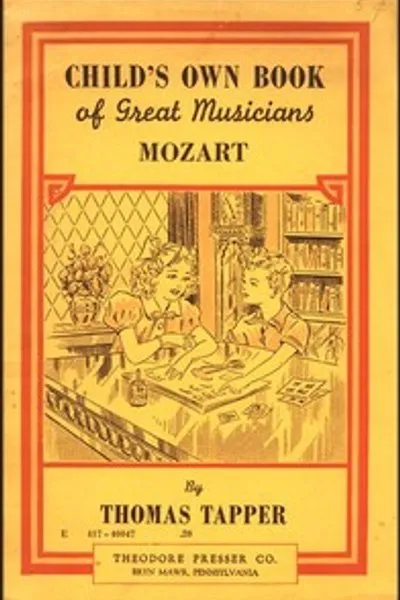 Обложка книги "Моцарт: История маленького мальчика и его сестры, давших концерты"