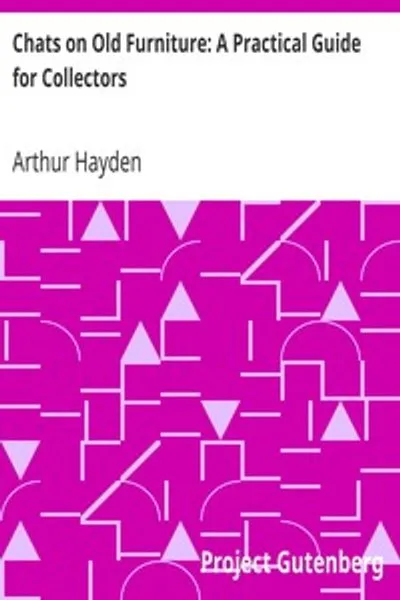 Обложка книги "Беседы об антикварной мебели: практическое руководство для коллекционеров"