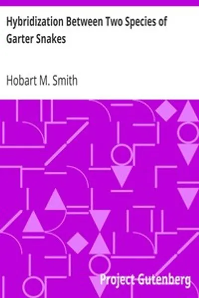 Обложка книги "Гибридизация между двумя видами ужовых змей"