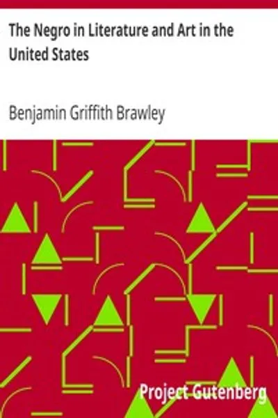 Обложка книги "Негр в литературе и искусстве в Соединенных Штатах"