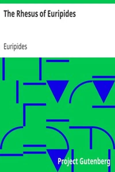 Обложка книги "Рес, Еврипида"