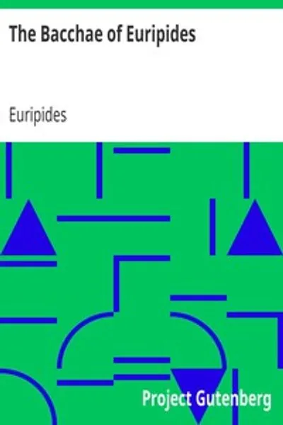 Обложка книги "Вакханки Еврипида"