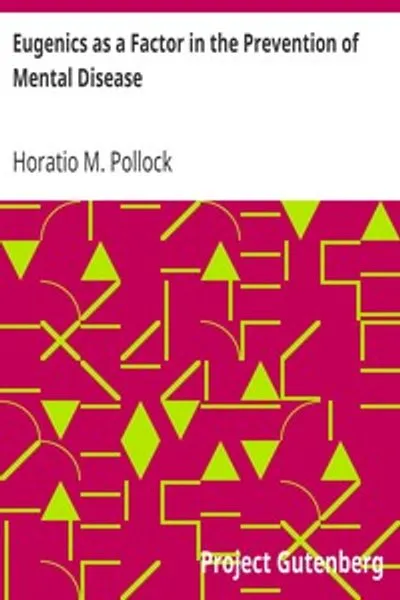 Обложка книги "Евгеника как фактор предотвращения психических заболеваний"