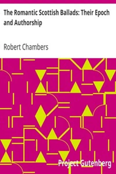 Обложка книги "Романтические шотландские баллады: Их эпоха и авторство"