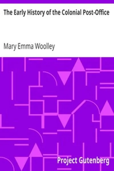 Обложка книги "Ранняя история колониальной почты"