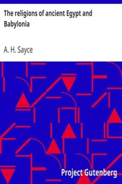 Обложка книги "Религии Древнего Египта и Вавилона"