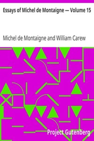 Обложка книги "Опыты Мишеля де Монтеня. Том 15"