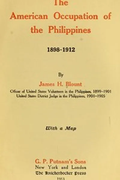 Обложка книги "Американская оккупация Филиппин 1898-1912"