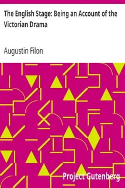 Обложка книги "Английская сцена: Описание викторианской драмы"