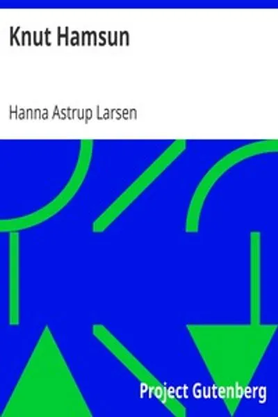 Обложка книги "Кнут Гамсун"