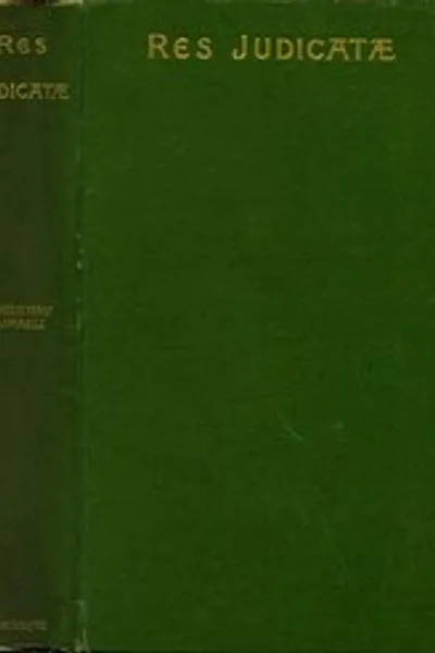 Обложка книги "Рез юдикате: Статьи и эссе"