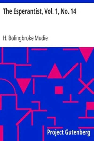 Обложка книги "Эсперантист, Том 1, Выпуск 14"
