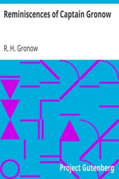 Обложка книги "Воспоминания капитана Гронова"