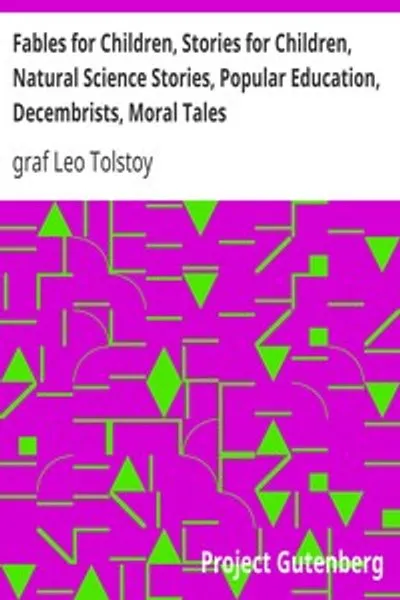 Обложка книги "Басни и рассказы для детей"