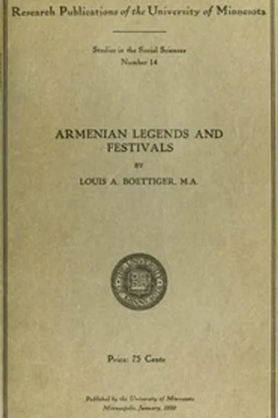 Обложка книги "Армянские легенды и праздники"