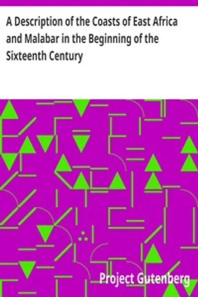 Обложка книги "Описание берегов Восточной Африки и Малабара в начале XVI века"