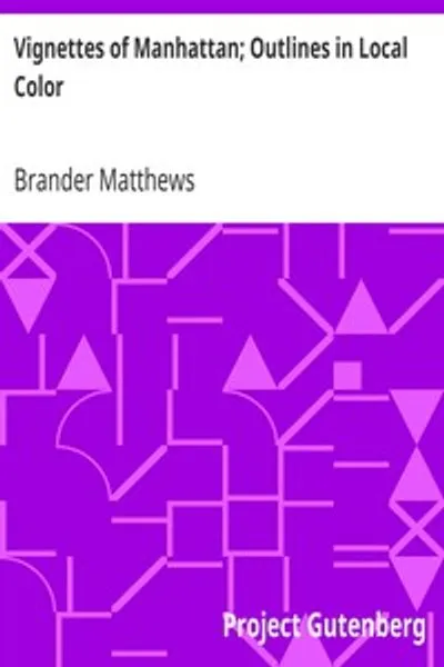 Обложка книги "Виньетки Манхэттена; Очерки местного колорита"