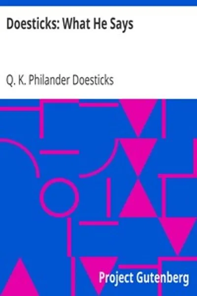 Обложка книги "Доэстикс: Что он говорит"