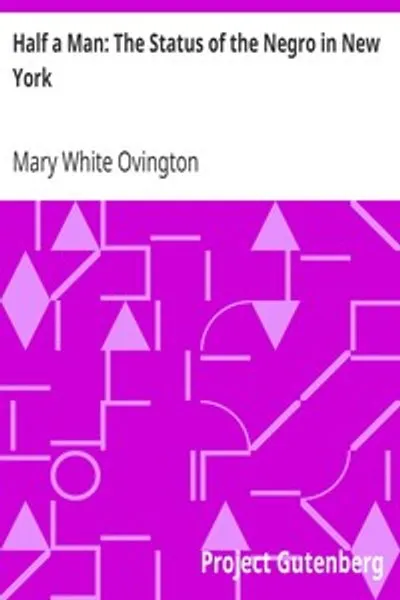 Обложка книги "Половина человека: Положение негра в Нью-Йорке"