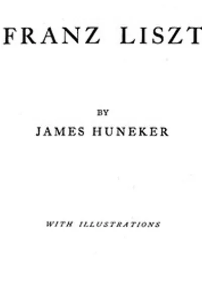 Обложка книги "Ференц Лист"