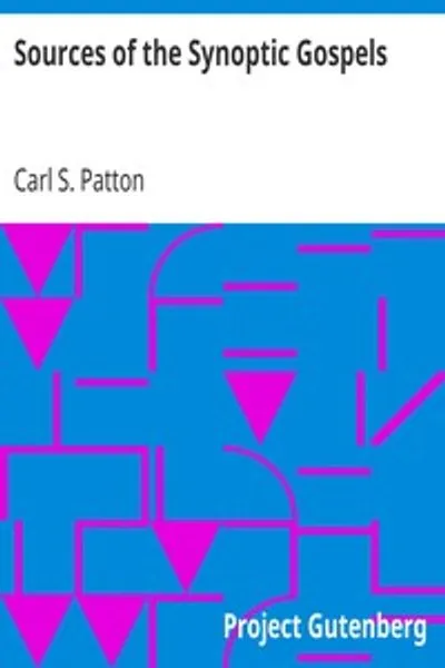 Обложка книги "Источники синоптических Евангелий"
