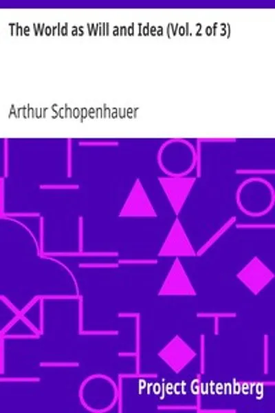 Обложка книги "Мир как воля и представление (Том 2 из 3)"