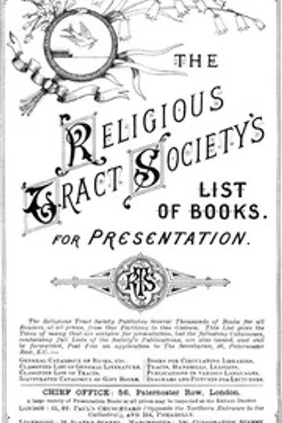 Обложка книги "Каталог Религиозного Общества Трактатов - 1889"
