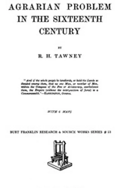 Обложка книги "Аграрная проблема в XVI веке"