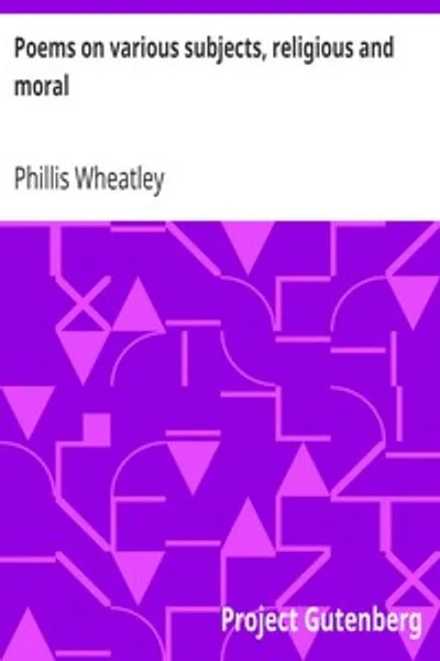 Обложка книги "Стихи на различные темы, религиозные и моральные"